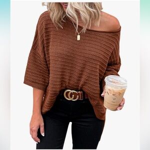 New Dokotoo 3/4 Sleeve Tunic Sweater Size XL